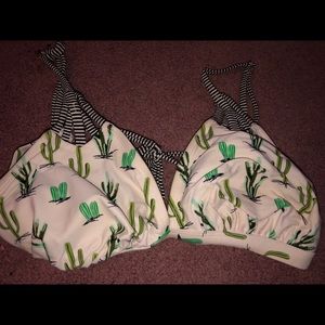 cactus bathing suit top